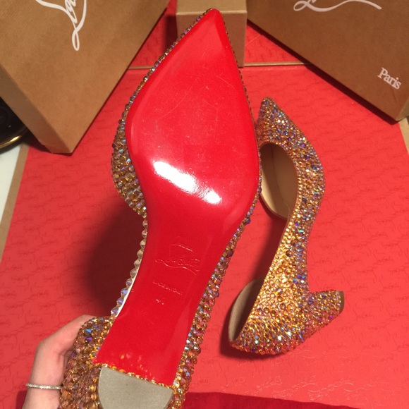 *SOLD* Louboutin Swarovski Strass 60mm heels - Picture 6 of 12
